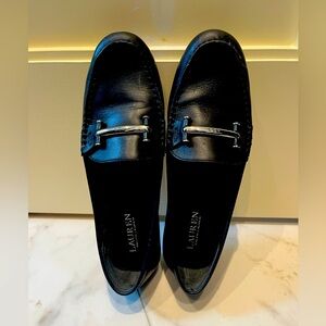 Lauren black loafers